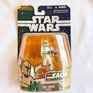 Star Wars The Saga Collection Clone Trooper Sergeant #060 2006 NIB AOTC